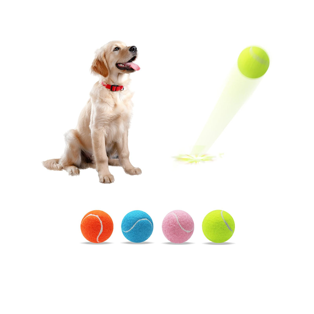 Balles de chien, Balles de tennis pour chiens, Colorful facile d'attraper les animaux jouer balle