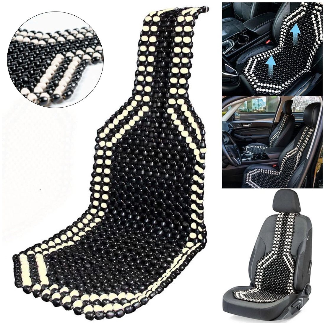 Universal Auto voiture Perled Siège Cover Massager Summer Cooling Mat Bureau