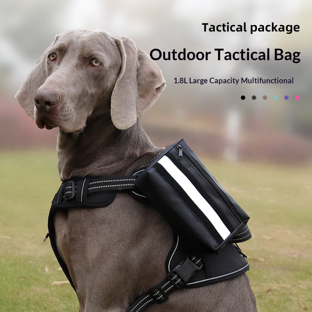 Sac à dos extérieur pour chien Sac à dos Velcro multifonctionnel