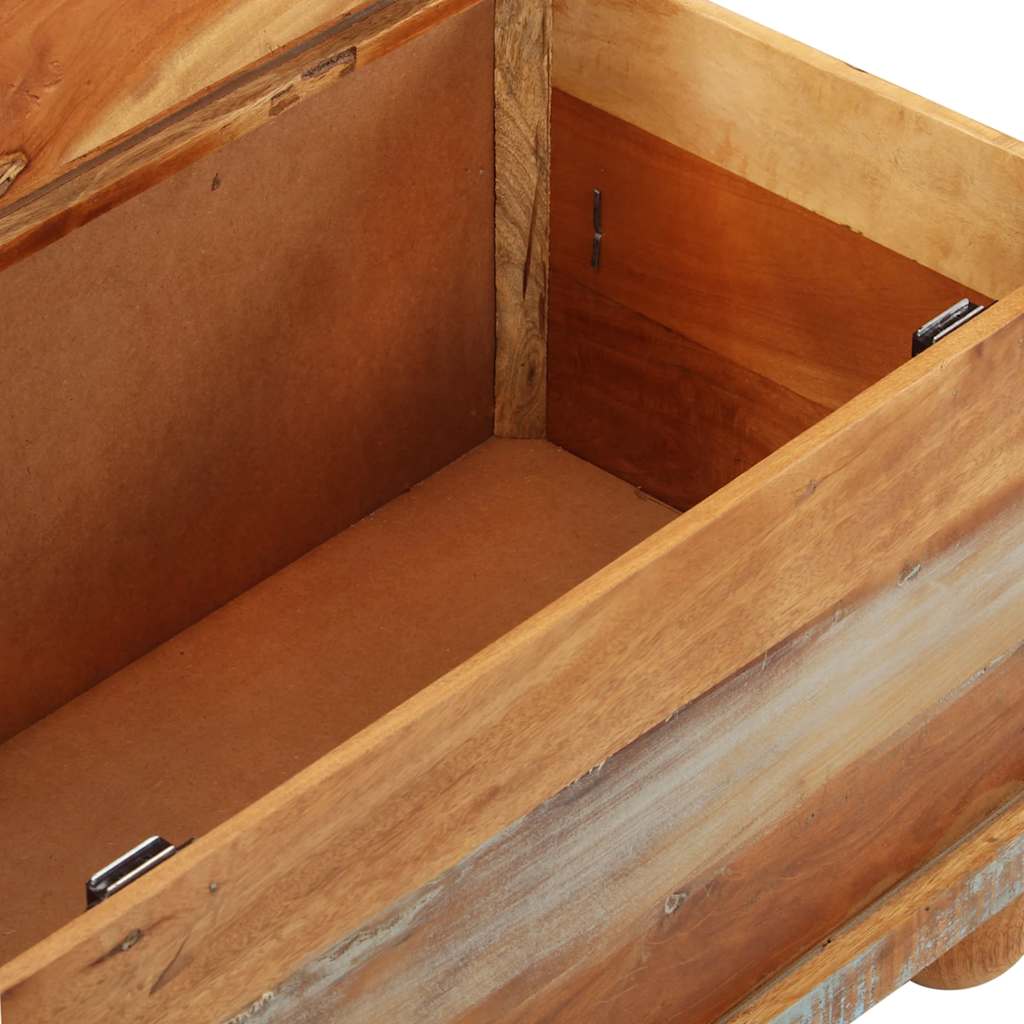 Table de café Bois recuit 70x Table de café Bois de mangue dure