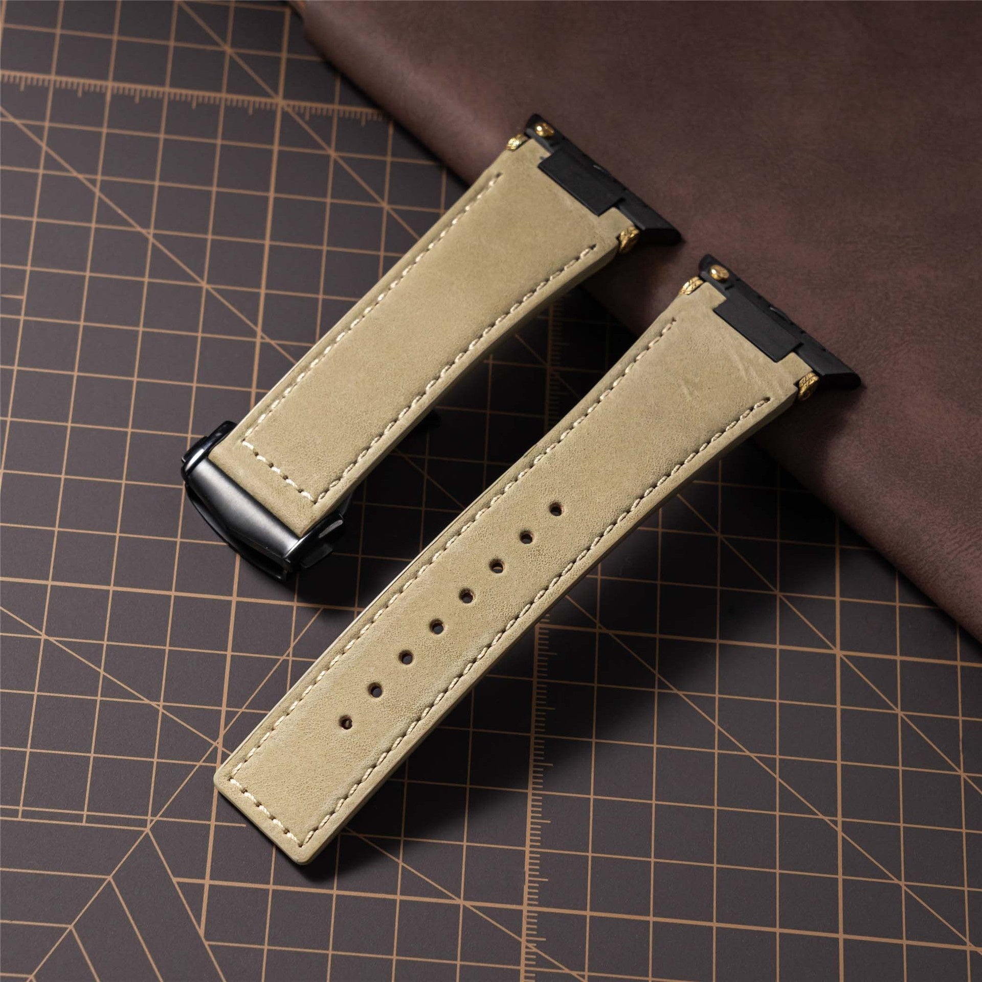 Bracelet de montre de connecteur métallique modifié pliant