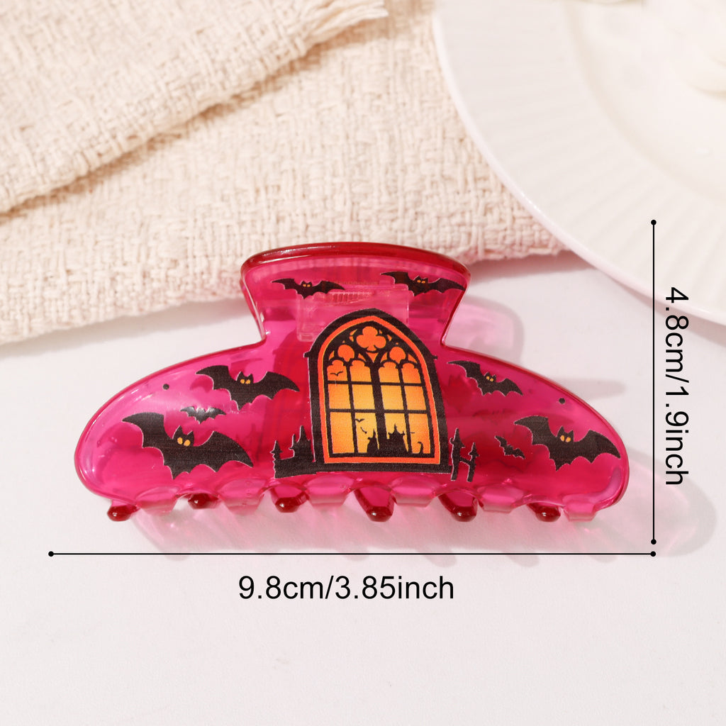Nouveau style Halloween Transparent Shark Clip pour cheveux de femmes