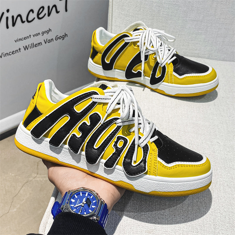 Hommes et femmes Bas-top lettre Niche chaussures de conseil