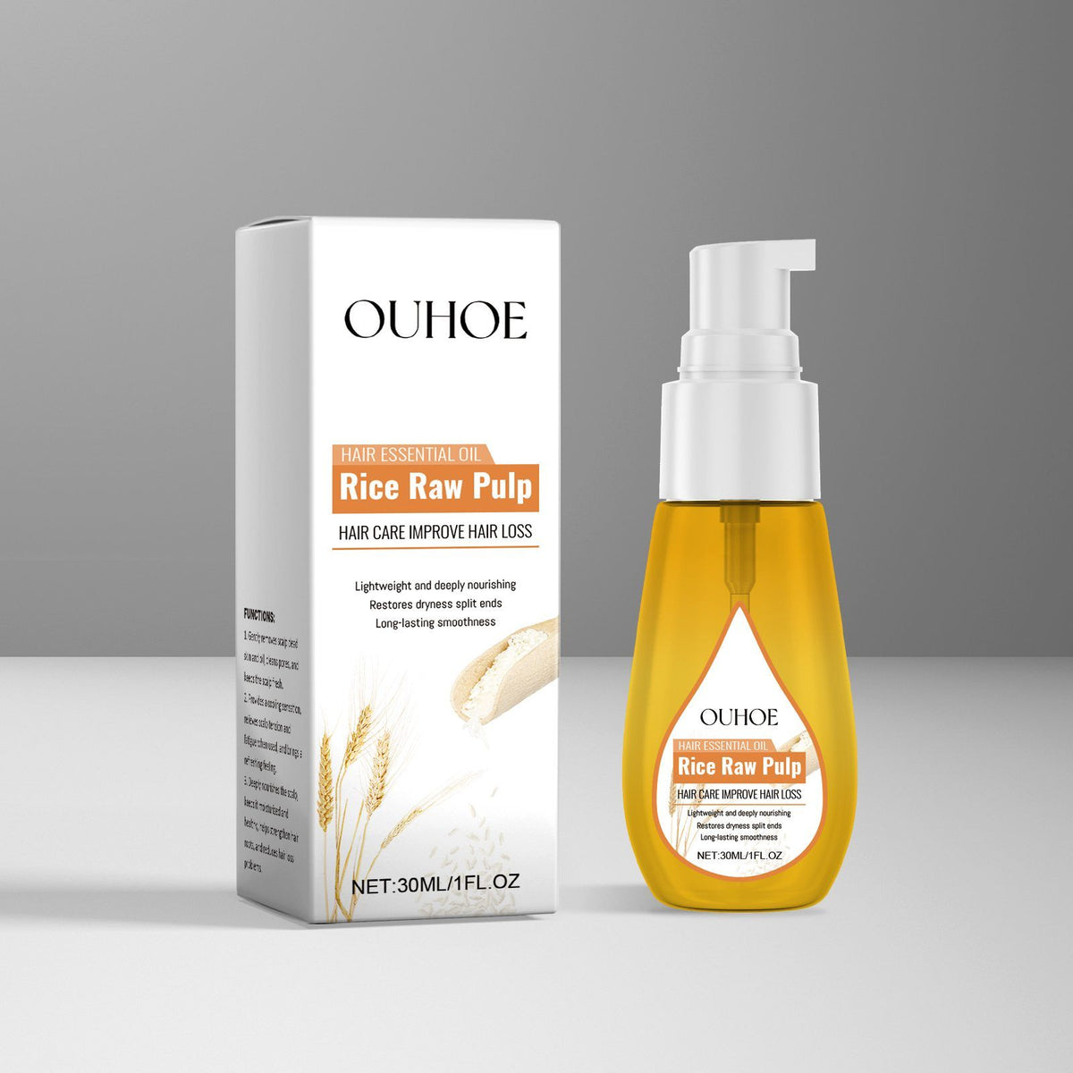 OUHOE Huile pour cheveux de riz