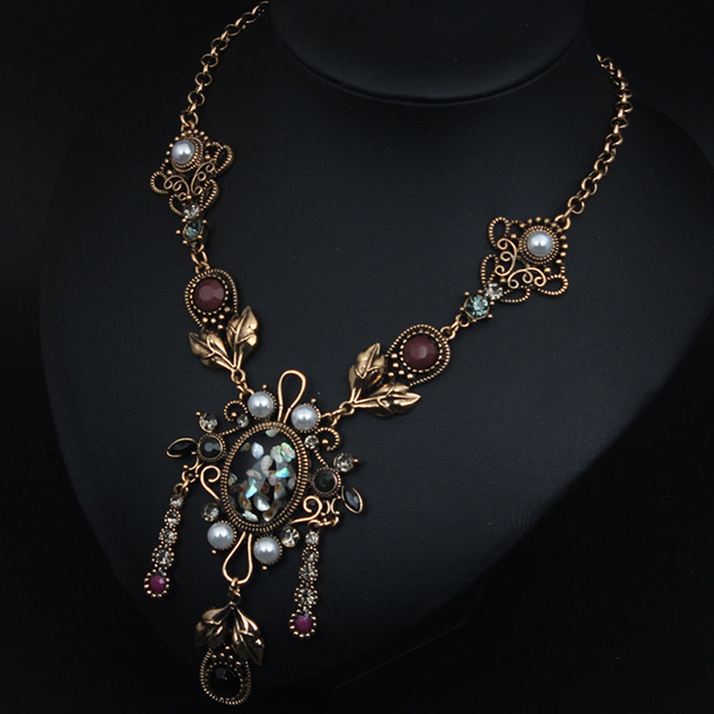 Perles du vent Photo Props Pendentif Vintage Or