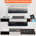 Petit Echo Wall Soundbar Bar TV Haut-parleur sans fil Home Theater 40W High Power Sound Heater