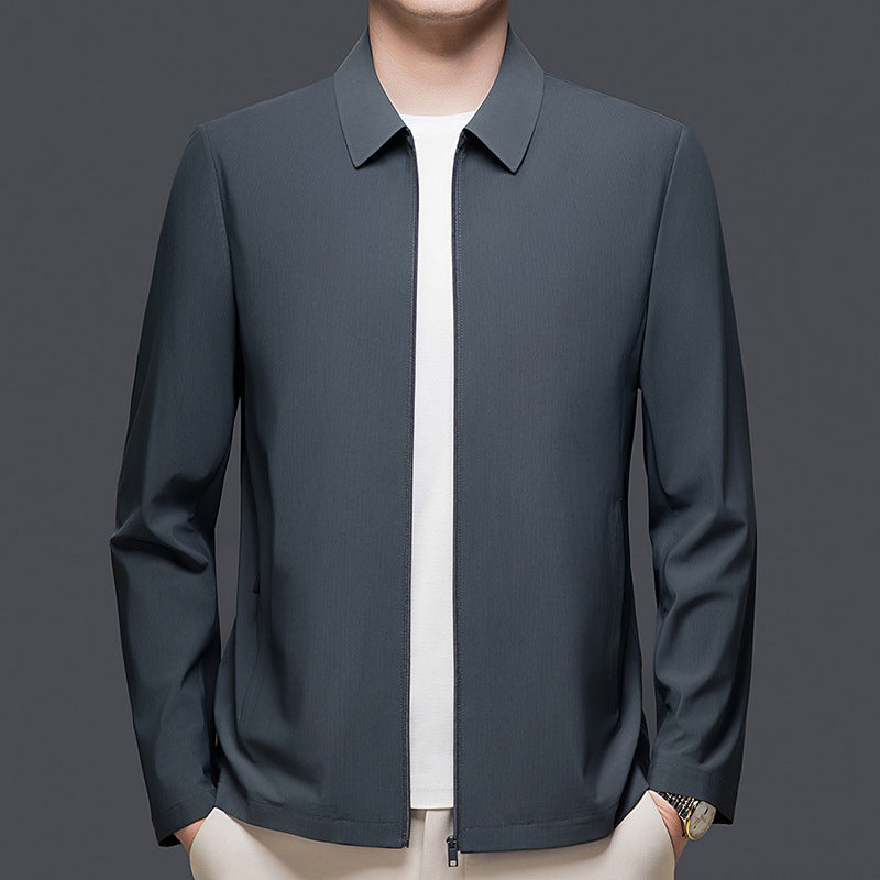 Veste de lapelle polyvalente pour hommes pour le printemps et l'automne