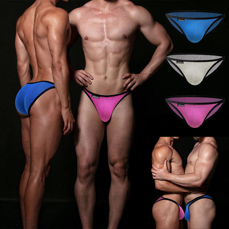 Slip de taille basse en couleur solide pour homme