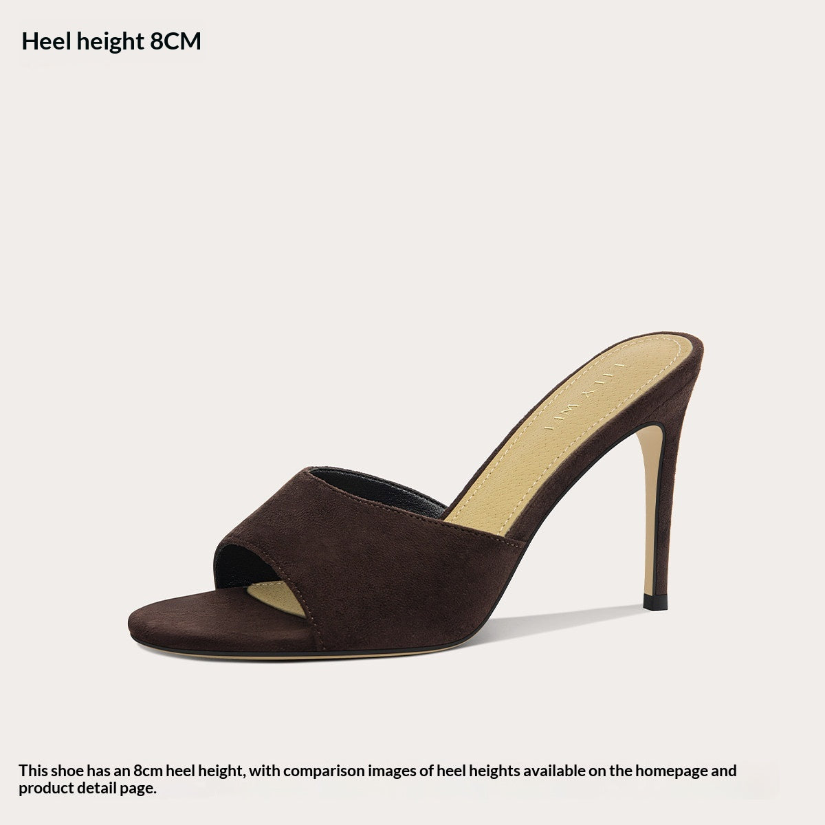 Sandales brunes foncées pour femmes