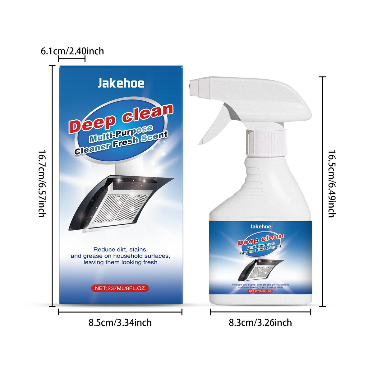 JAKEHOE Nettoyeur de surface polyvalent