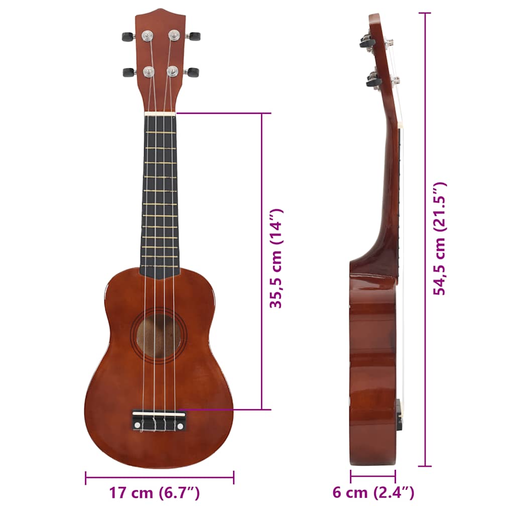 Set Ukulele Soprano pour enfants avec sac