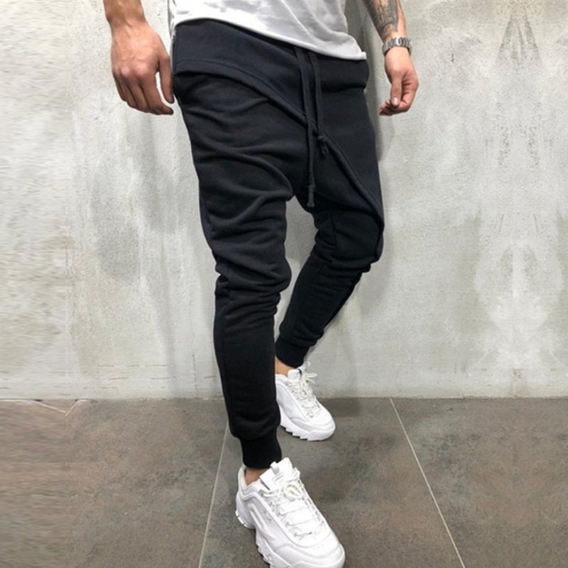 Jogging Hip Hop Slim Casual Sports Drawstring Pantalons Hommes