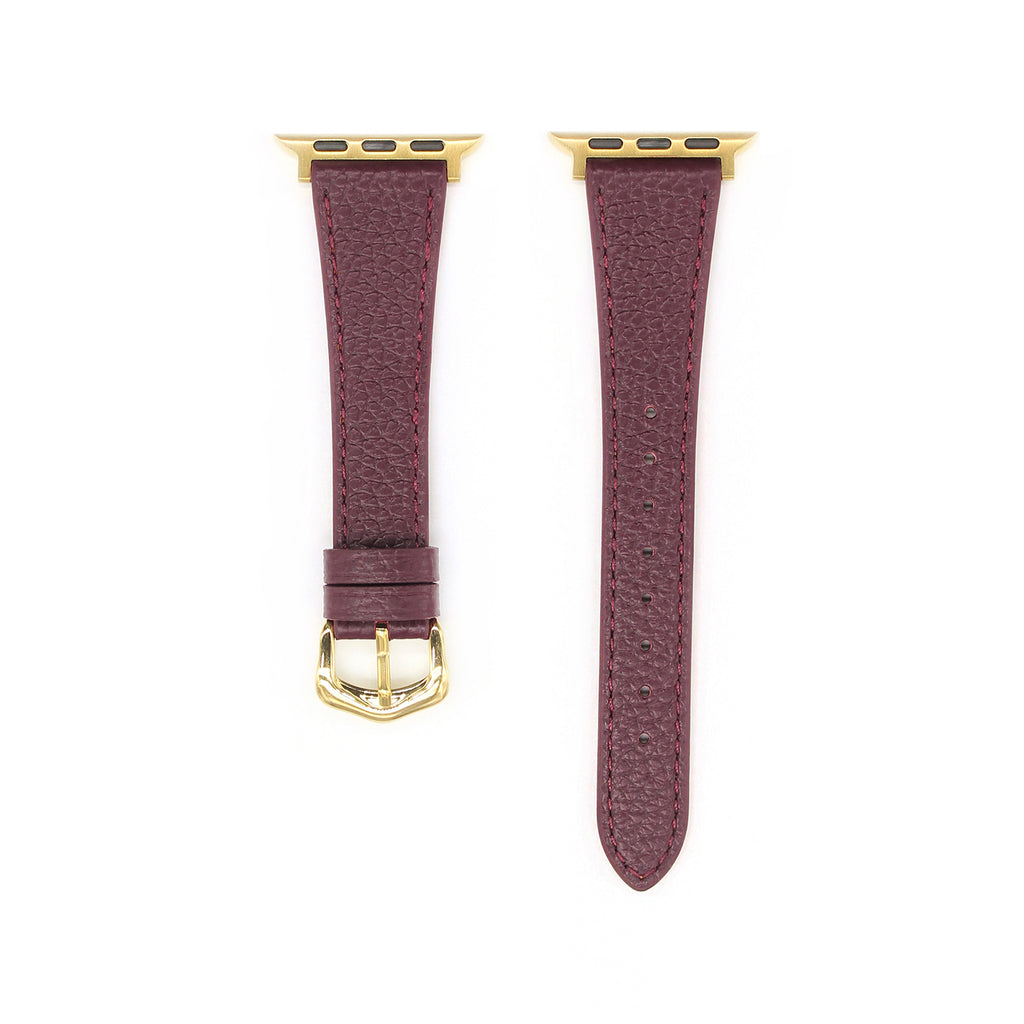 Cowhide Lychee-pattern Petite-waist Watch Strap