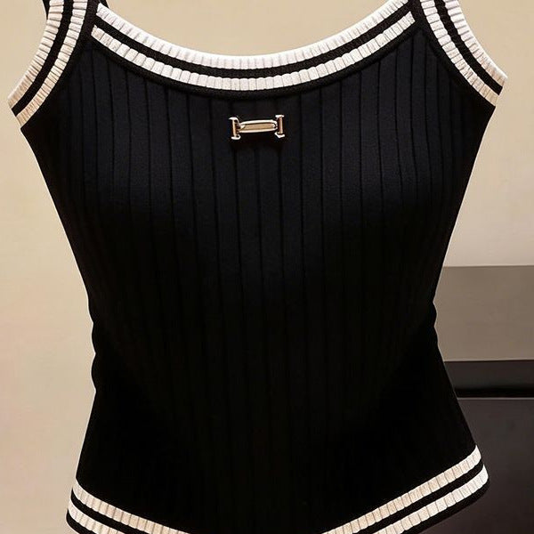 Camisole de base intérieure tricotée pour femmes