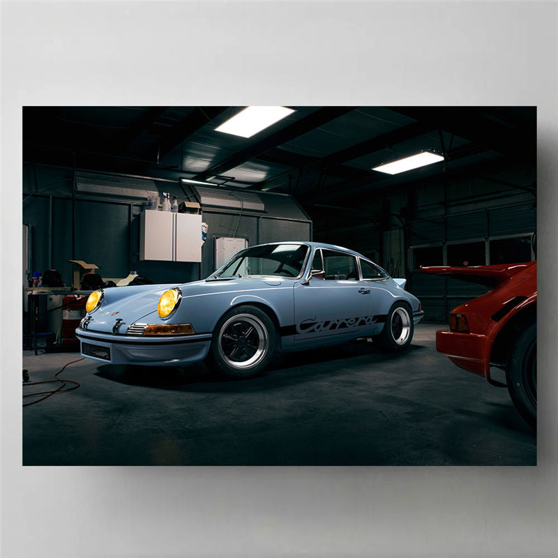 Affiche sur toile de voiture de sport