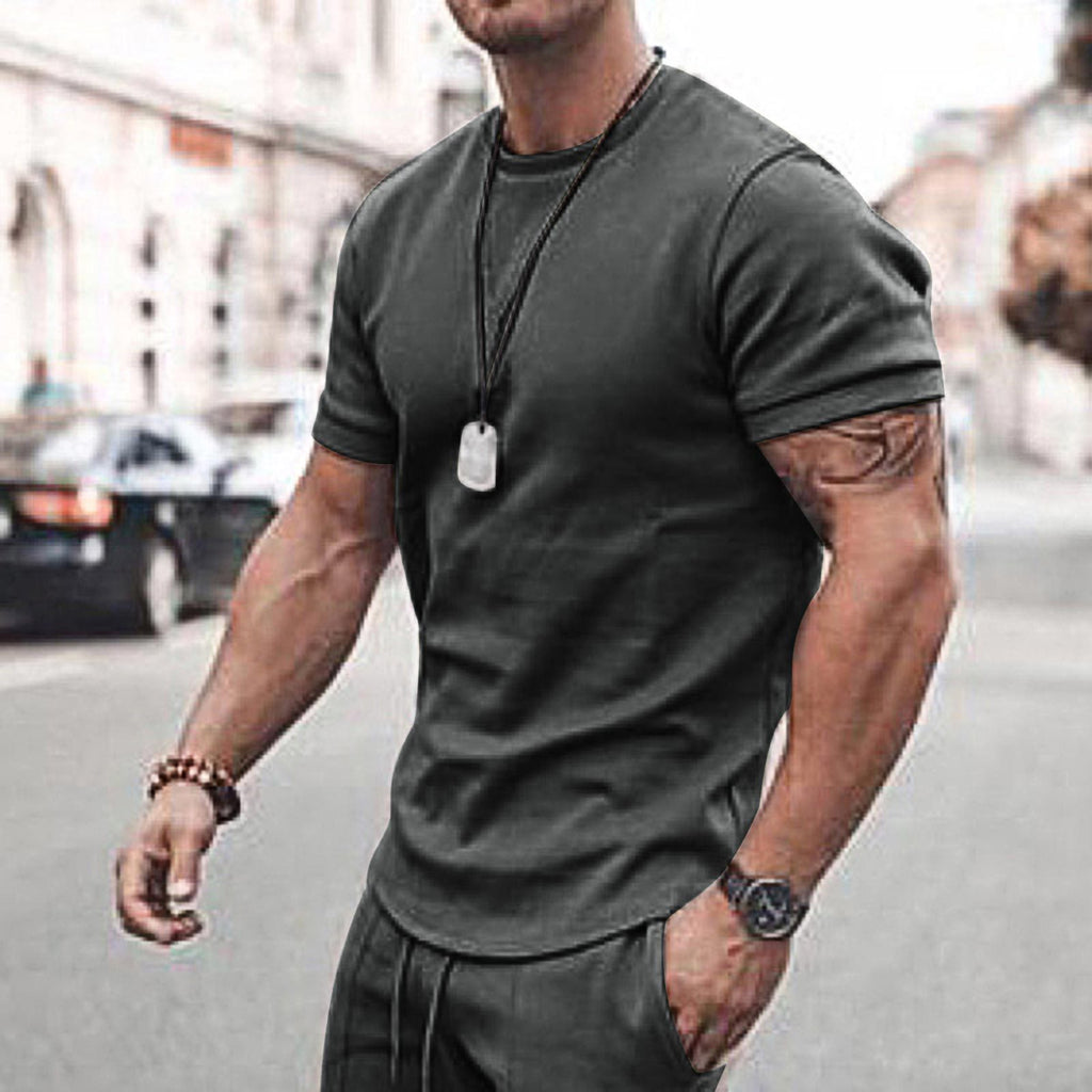 European and American Ebay Homme d'été Shorts à manches courtes Suit Sports Casual Men's Fash