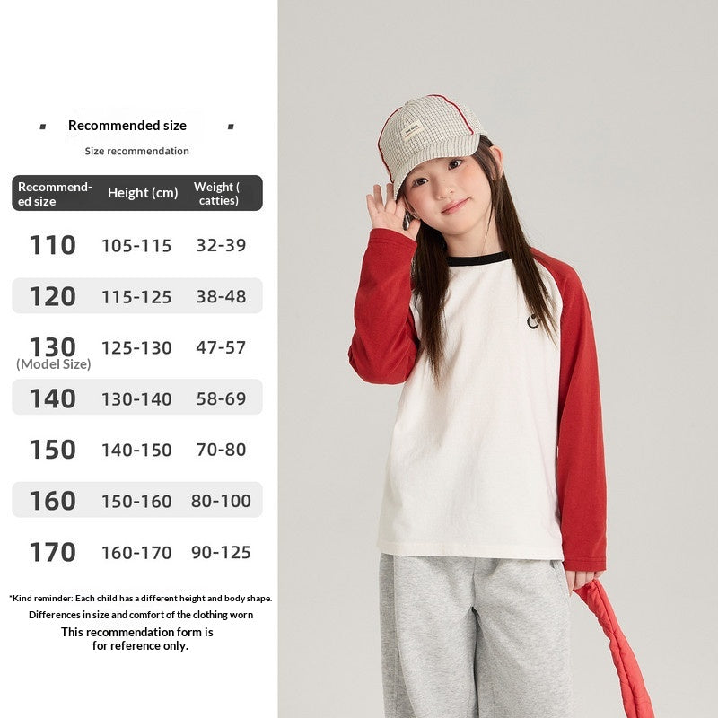Top de coton élégant pour les petites filles