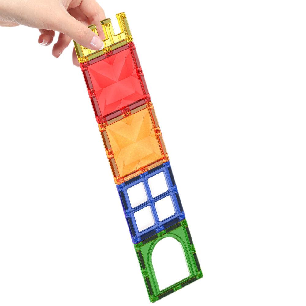 Jouet d'assemblage de blocs magnétiques pour enfants