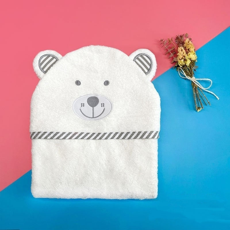 Classe A Bamboo Fibre Swaddle avec Hood Enfants Serviette de bain Couverture et cap tout en un
