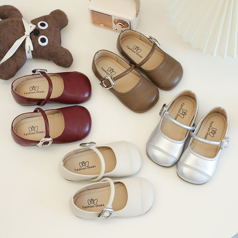 Mode Personnalité Française Fille Vintage Mary Jane Chaussures