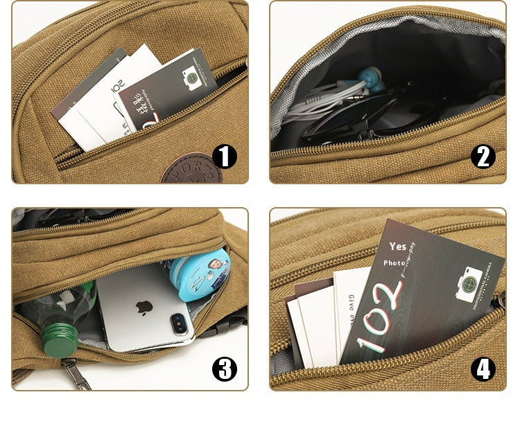 Téléphone mobile Waist Bag Site de construction résistant à l'usure pour hommes