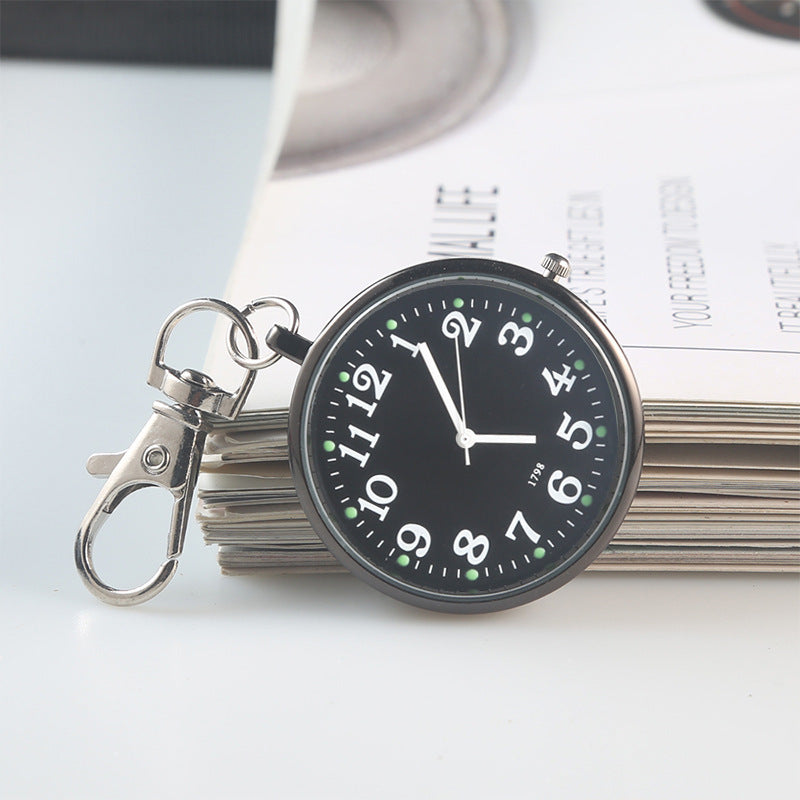 Effacer les chiffres Lumineux Montre porte-clés Pocket Watch