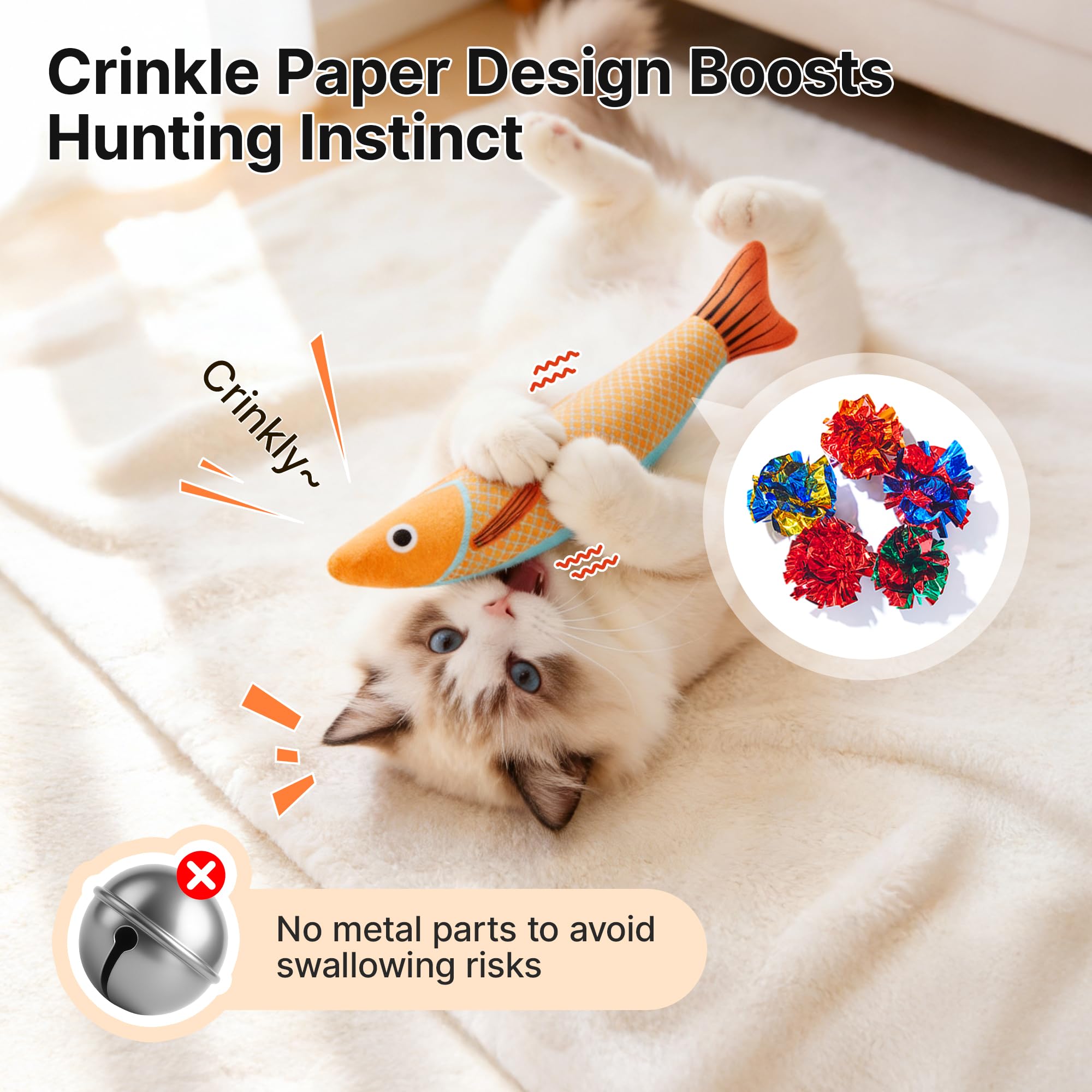 Jouets de chat Sauer Poisson