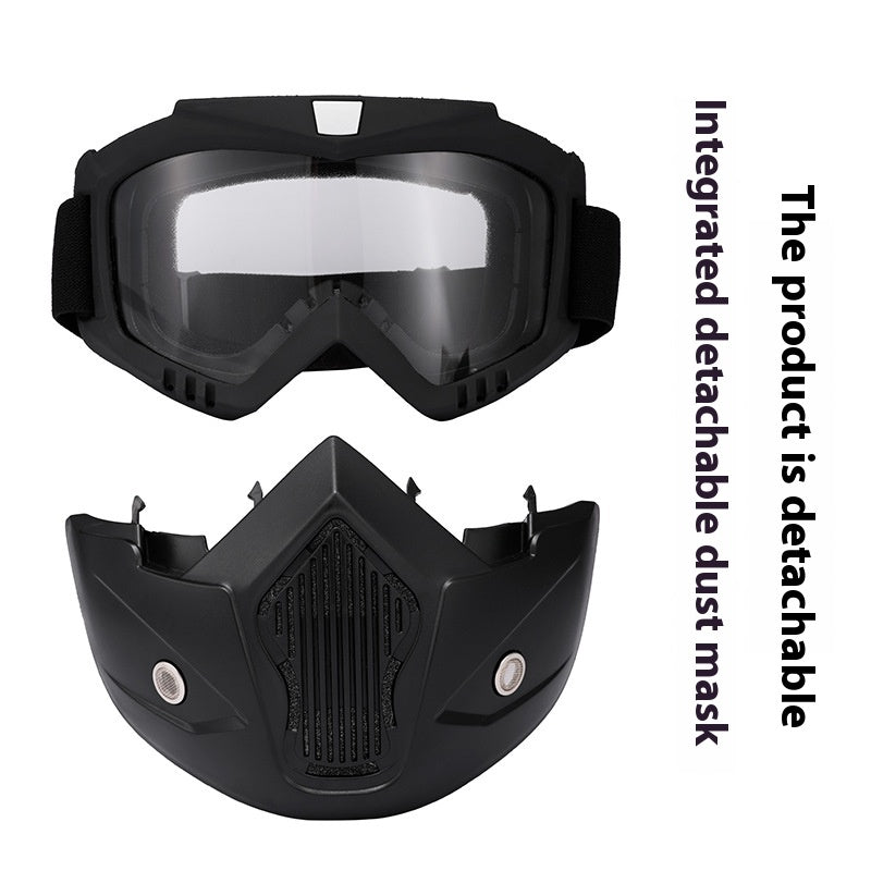 Gants de moto anti-fog masque rétro