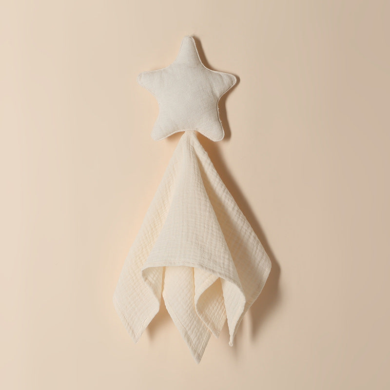 Serviette époustouflante en coton Gauze-1 an bébé Coax Nap Sleep Hand Puppet