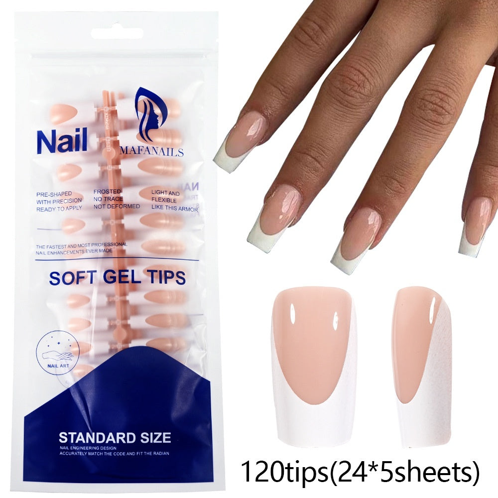 Sac de 120 pièces de conseils amovibles pour les ongles