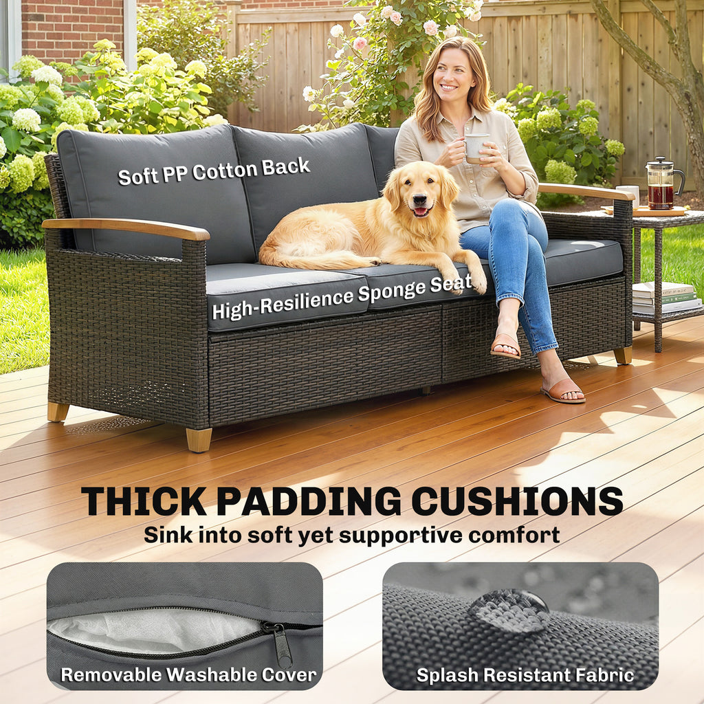 3 Seater Couch Outdoor Canapé
