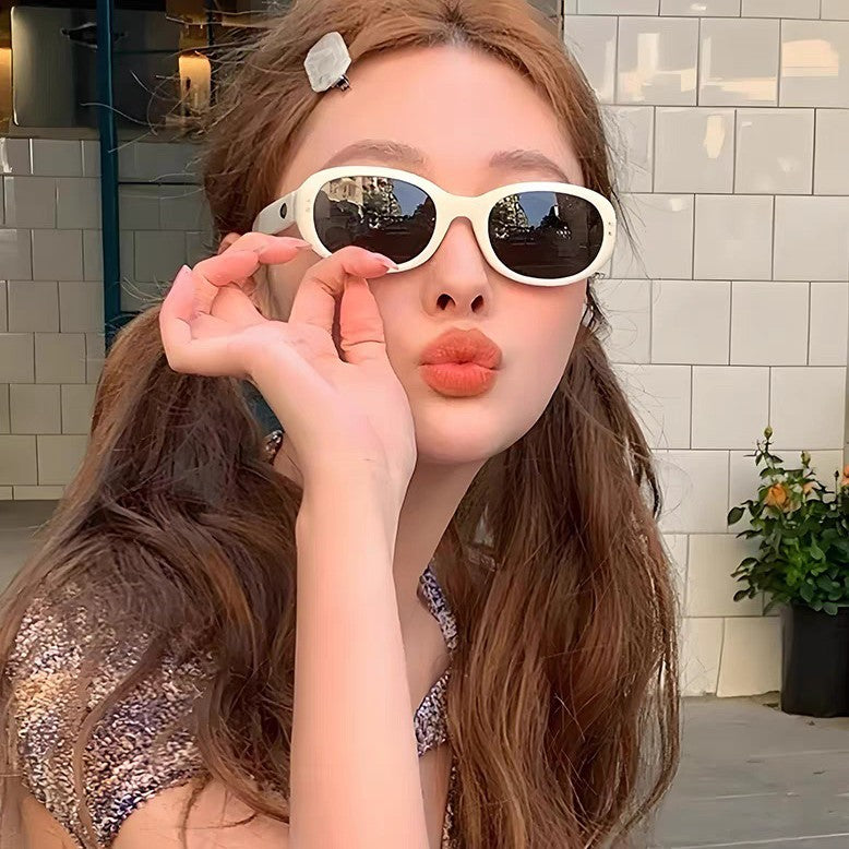 Influencer Street-Style Sun-Protection Trendy Lunettes de soleil polyvalentes