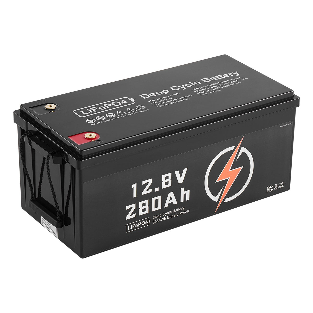 2 Pack 12V 280Ah Deep Cycle LiFePO4 Battery BMS Lithium Iron Phosphate Battery