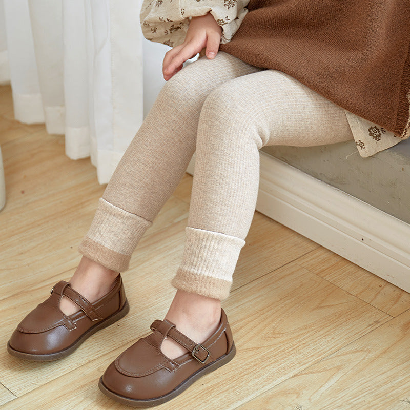 Leggings bébé Pantalons épais doublés de polaire