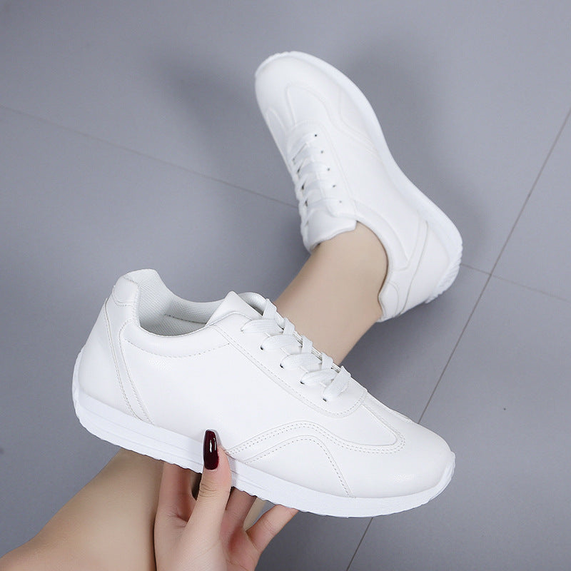 Women's Platform White All-Match Casual Student Shoes