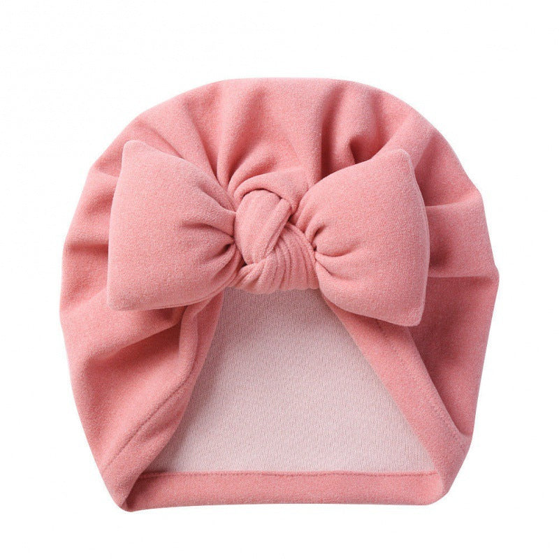 Style cachemire capuche bébé coton rempli Bow