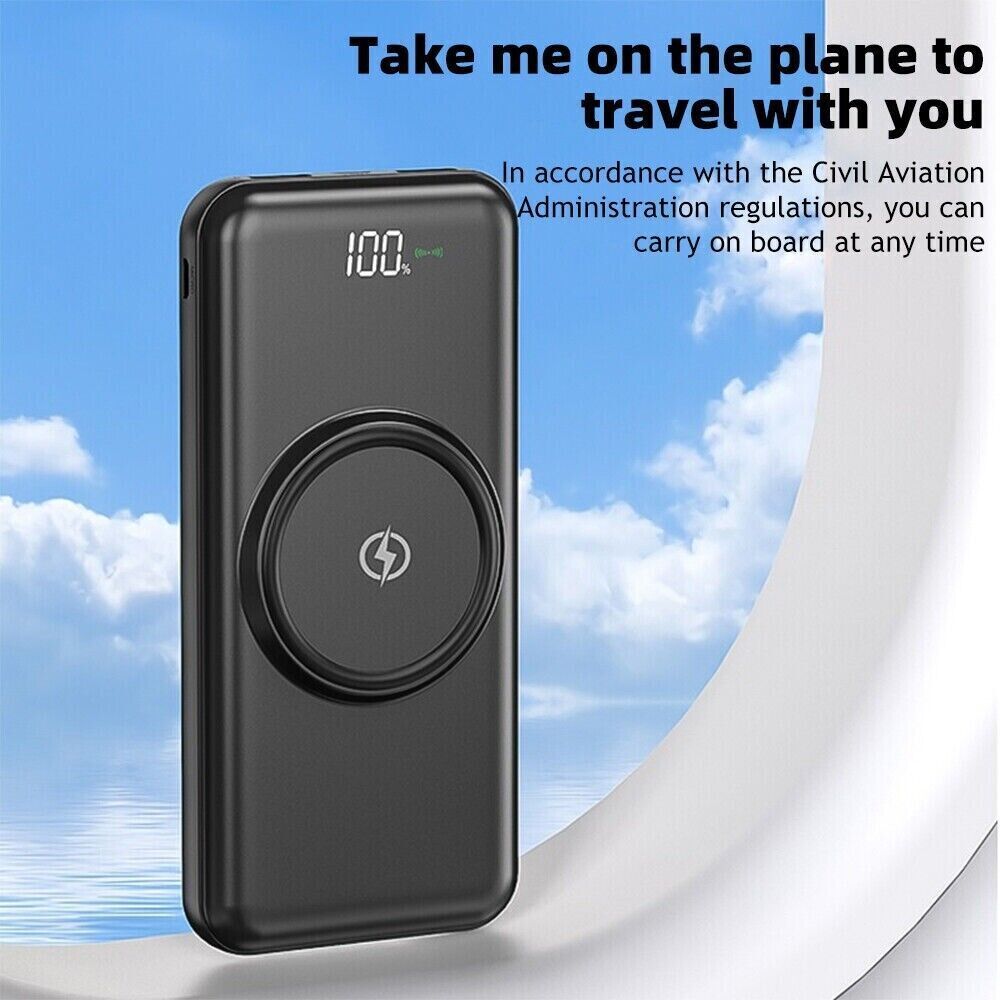 20000mAh Power Bank Fast Charger Batterie Pack Portable 5 USB pour téléphone portable UK