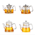 Bouilloire en verre à induction Maison à haute température résistant à l'acier inoxydable