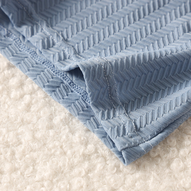 Sous-vêtements pour hommes Haute respirabilité élastique Nylon d'été léger Jacquard