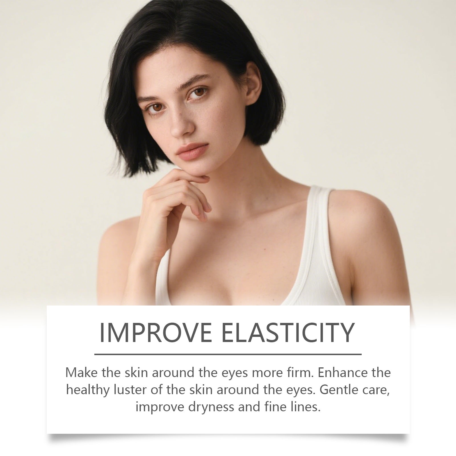 Hoygi crème oculaire hydratant Multi-Peptide crème oculaire élastique pour la peau délicate autour