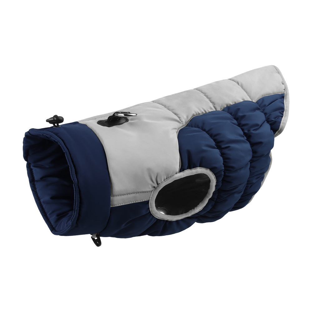 Manteaux pour chiens froids - Cozy imperméable à l'eau Veste de chien d'hiver réversible