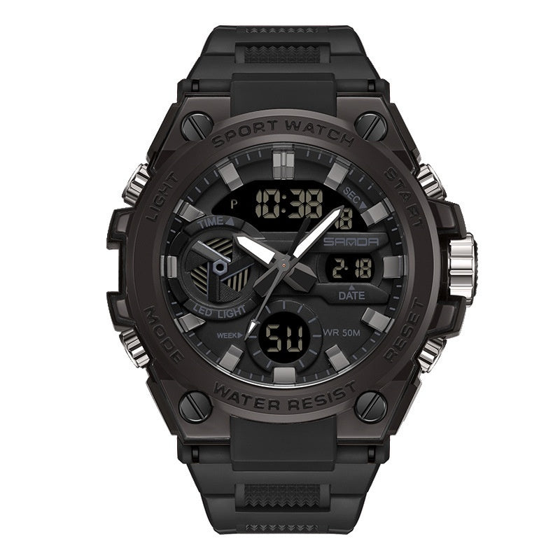 Montre électronique multifonctionnelle en extérieur lumineux étanche