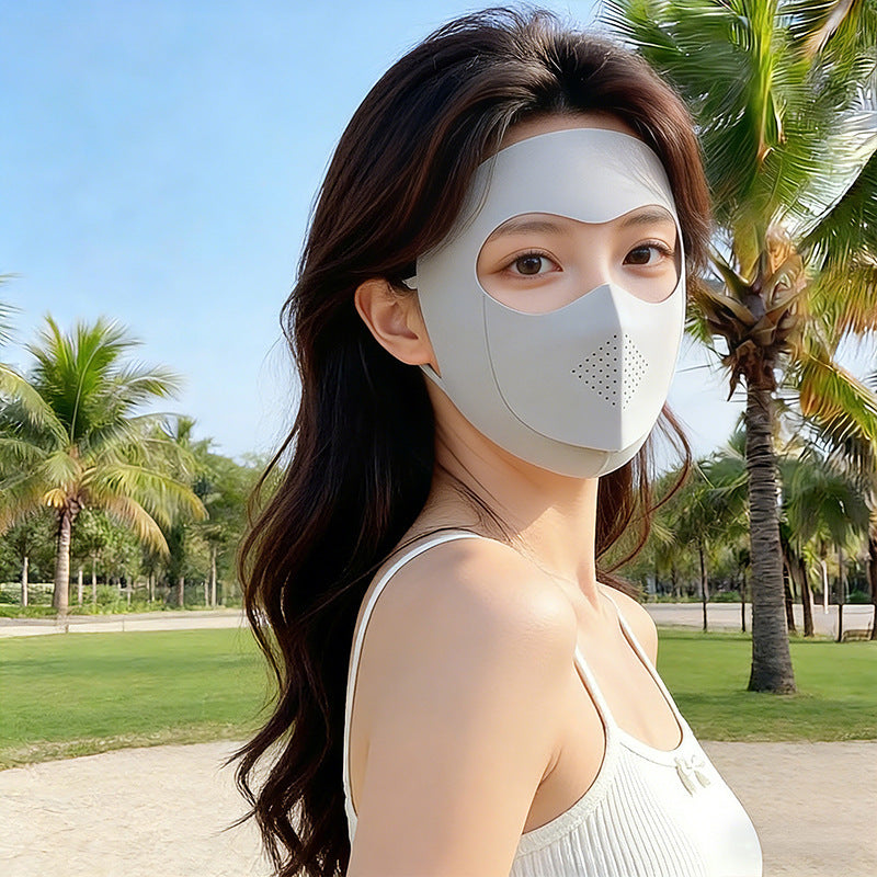 Masque plein écran solaire pour les filles