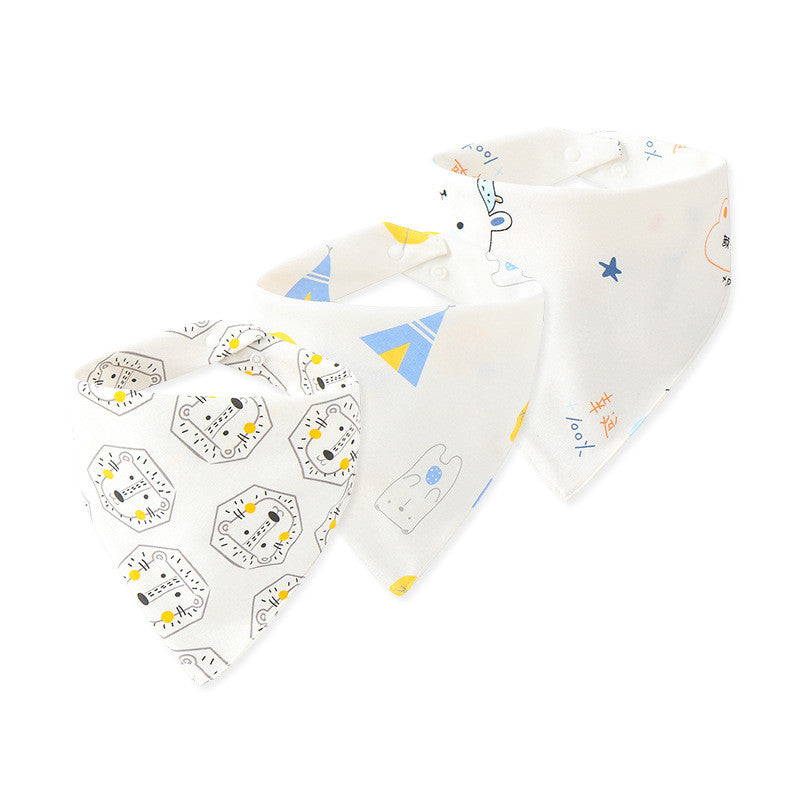 Bébé coton doux Triangle écharpe pour les hommes et les femmes