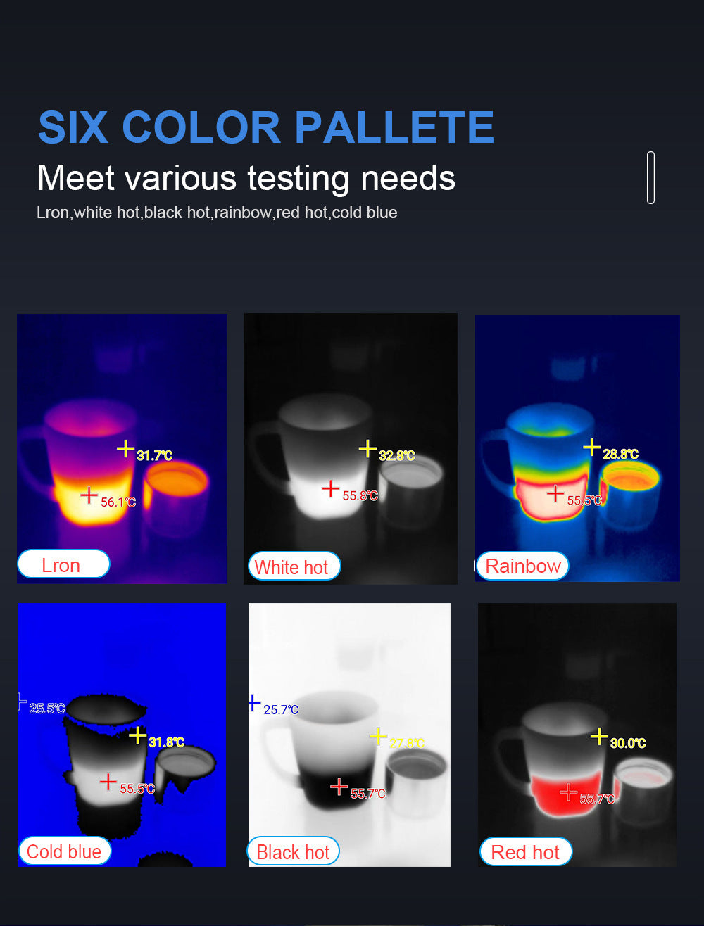 Rechargeable Android Thermal Imaging Camera