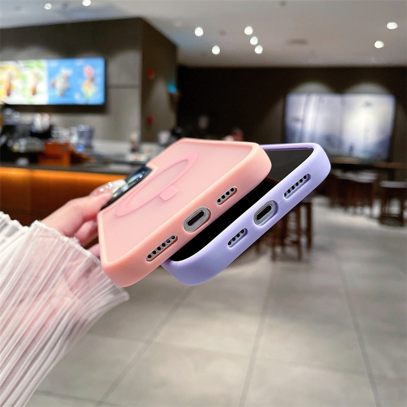 Cas magnétique de téléphone en acrylique gelé
