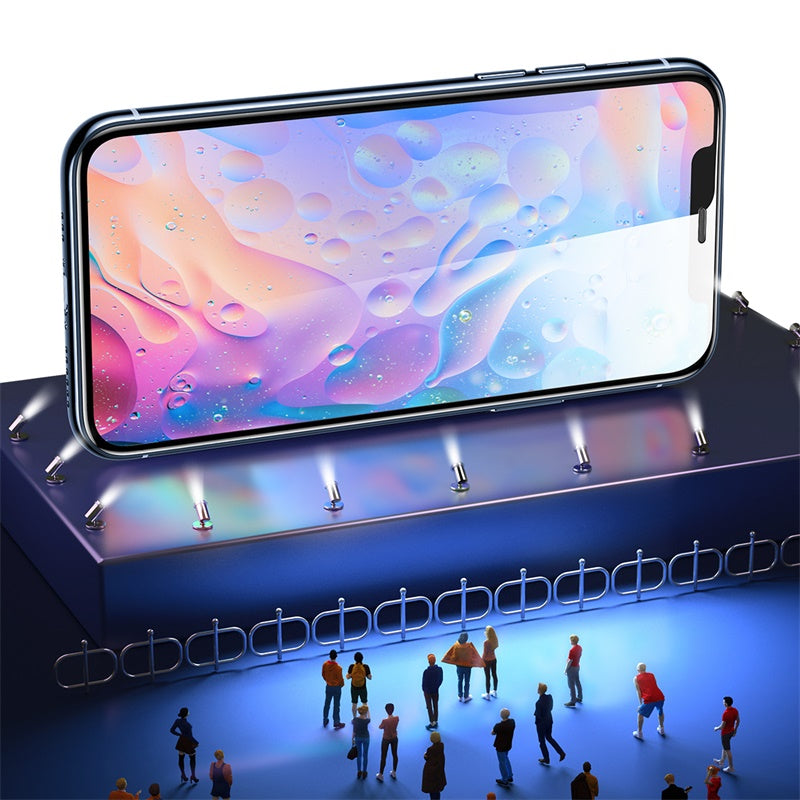 0.3mm Full Screen Curved Honeycomb Film trempé résistant à la poussière noir