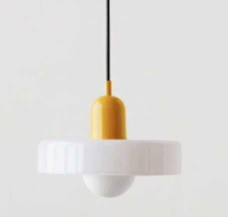 Simple Chandelier Creative Cream Style salon lampe en verre moderne