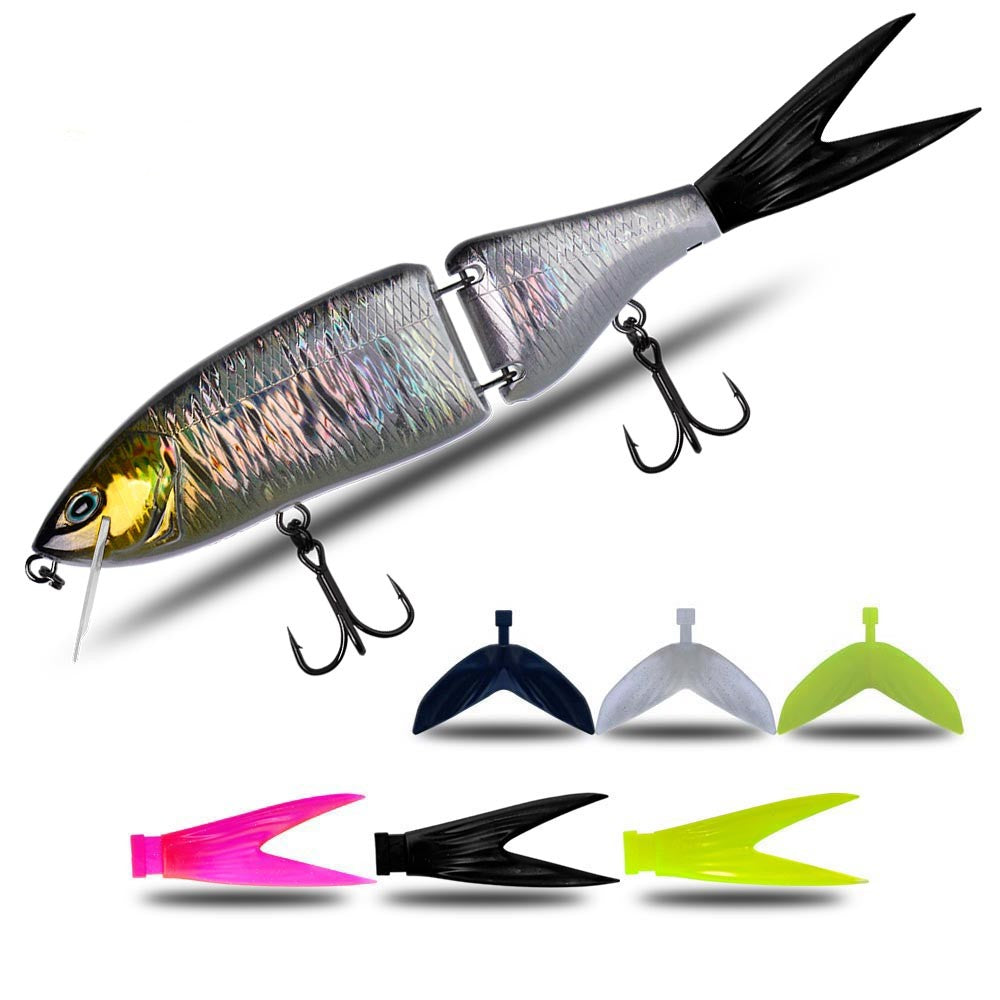 Luya flottant plusieurs sections Baignade Bait Brut Bait Hard Bait Basse Bâton de chien
