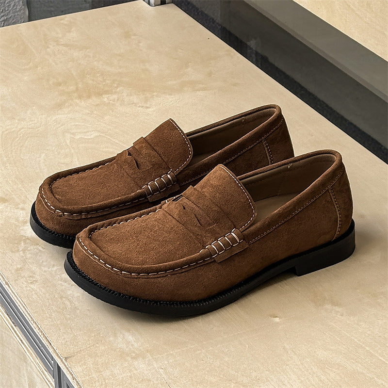 Mocassins vintage de style vieille pièce pour hommes